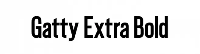 Gatty Extra Bold  フリーフォントのダウンロード