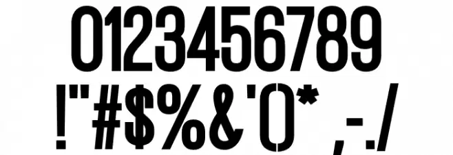 Gatty Extra Bold Font OTHER CHARS