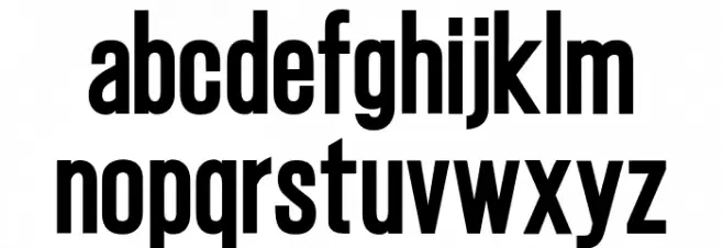 Gatty Extra Bold Font LOWERCASE