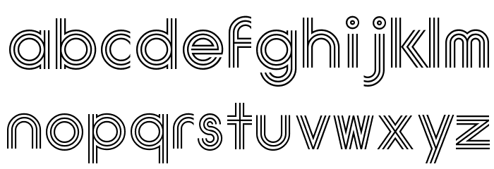 GauFontExpositionR Font LOWERCASE