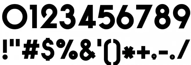 GauFontExpositionW Font OTHER CHARS