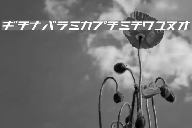 GauFontKana0816 Font examples