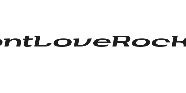 GauFontLoveRocketNeo Logo