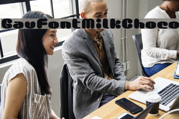 GauFontMilkChoco Example 3