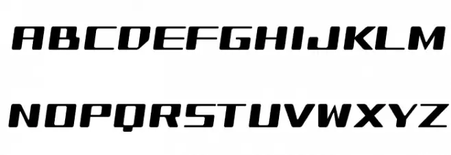 GauFontOverDrive 字体 大写