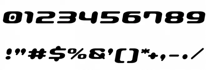 GauFontPopMagic Font OTHER CHARS