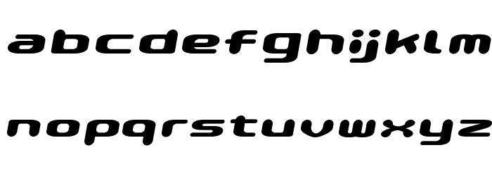 GauFontPopMagic Font LOWERCASE