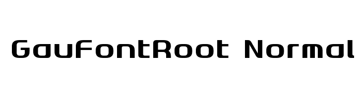 GauFontRoot Normal  नि: शुल्क फ़ॉन्ट्स डाउनलोड