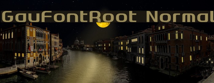 GauFontRoot Normal Example 2