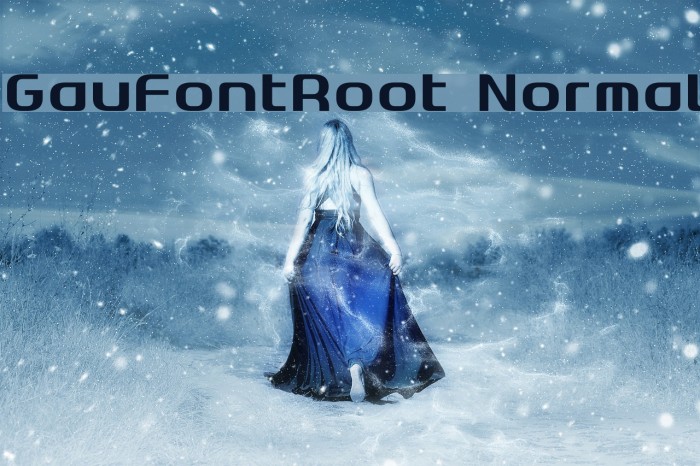 GauFontRoot Normal Example 3