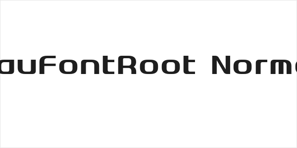 GauFontRoot Normal Logo