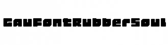 GauFontRubberSoul  免费字体下载