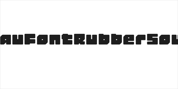 GauFontRubberSoul Logo