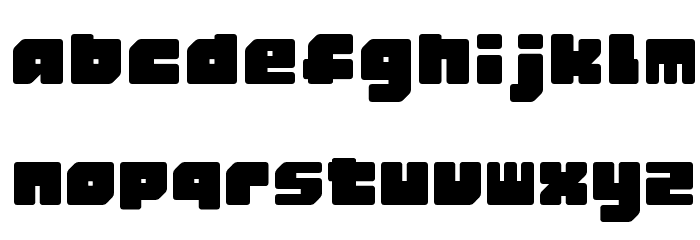 GauFontRubberSoul Font LOWERCASE