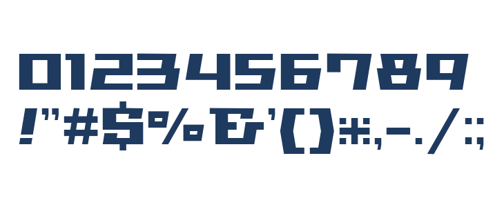 GauFontWhiteBase Other Characters