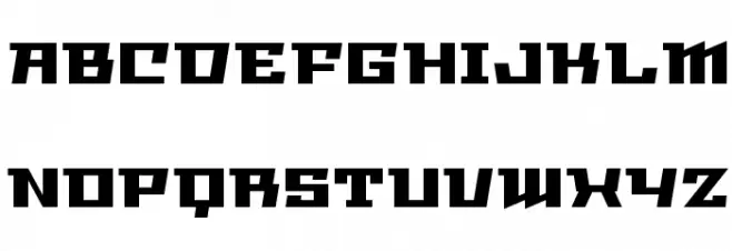 GauFontWhiteBase Шрифта ВЕРХНИЙ