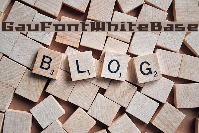 GauFontWhiteBase Example 3