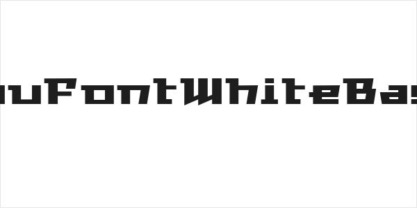 GauFontWhiteBase Logo