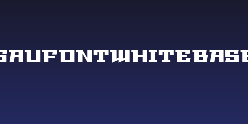 GauFontWhiteBase Social Header