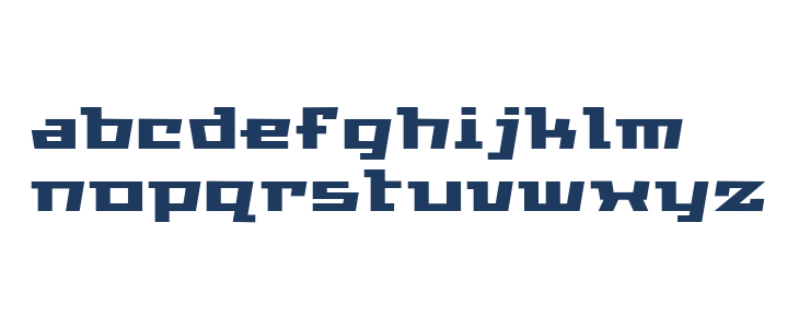 GauFontWhiteBase Lowercase