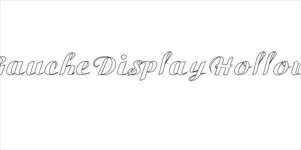 Gauche Display Hollow Logo