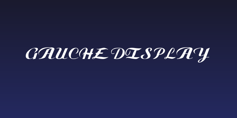 Gauche Display Social Header