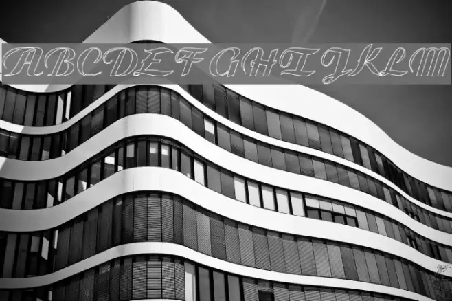 Gauche Display Font examples