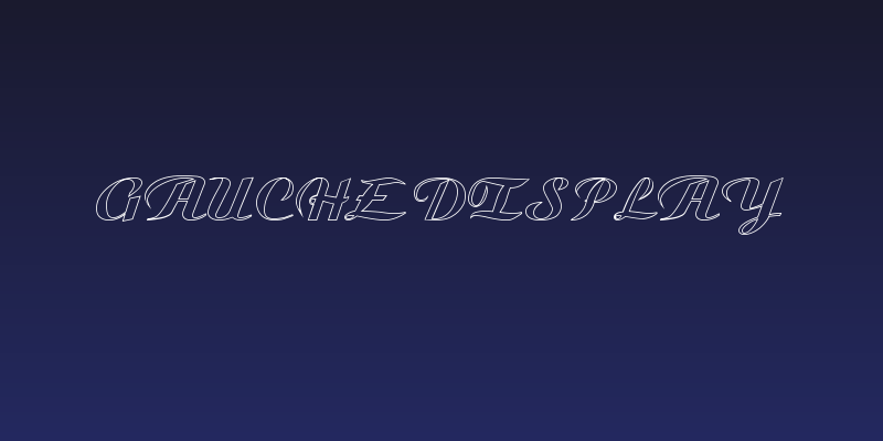 Gauche Display Social Header