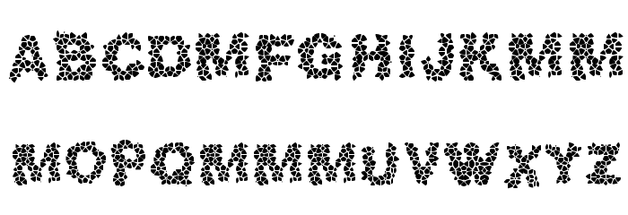 GaudiDemo Font LOWERCASE
