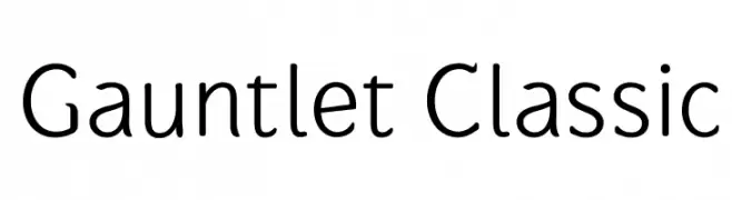 Gauntlet Classic  les polices de caractères gratuit tlcharger