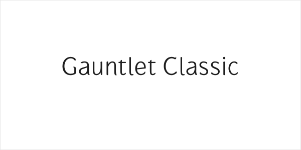Gauntlet Classic Logo