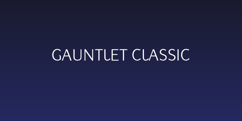 Gauntlet Classic Social Header