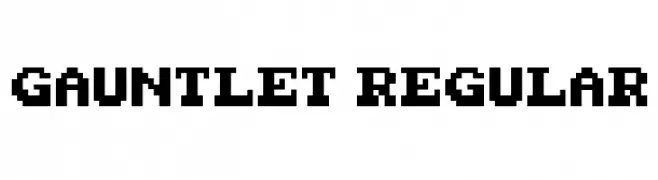 Gauntlet Regular  Fuentes Gratis Descargar