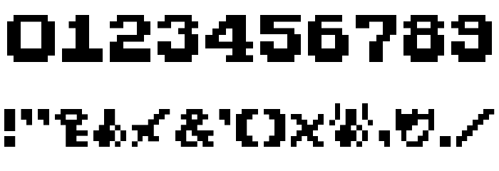 Gauntlet Regular Font OTHER CHARS