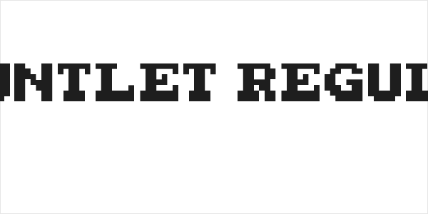 Gauntlet Regular Logo