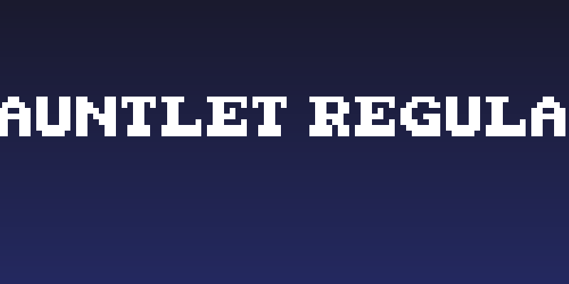 Gauntlet Regular Social Header