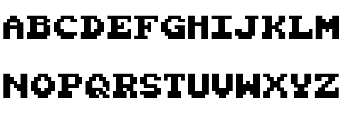Gauntlet Regular Font LOWERCASE