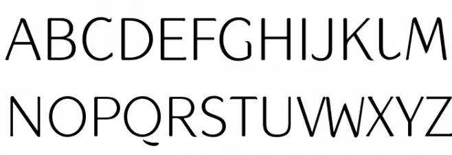 Gauntlet Thin Schriftart Groß