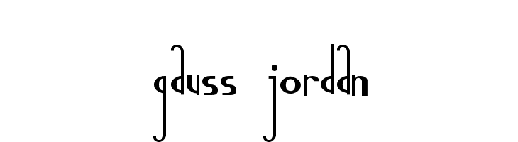 Gauss Jordan  免费字体下载