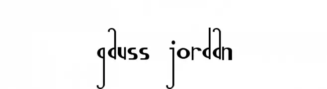 Gauss Jordan  Frei Schriftart Herunterladen