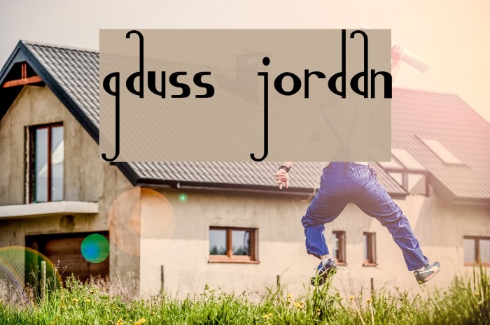 Gauss Jordan Font examples