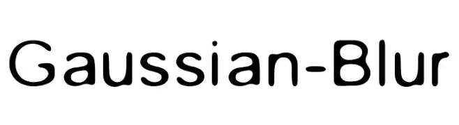 Gaussian-Blur  Скачать бесплатные шрифты