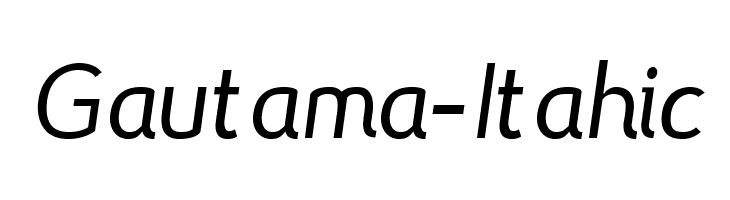 Gautama-Italic Font