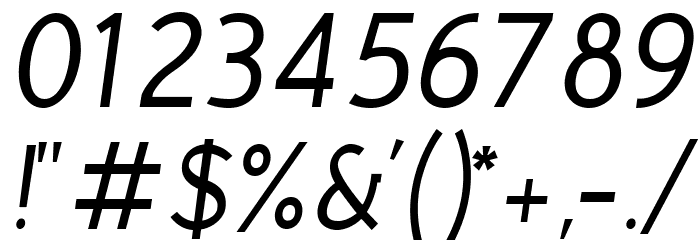 Gautama-Italic Font OTHER CHARS