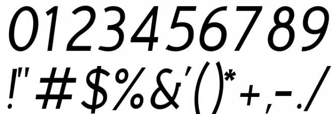 Gautama-Italic Font OTHER CHARS