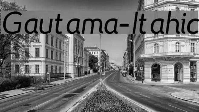 Gautama-Italic Font examples
