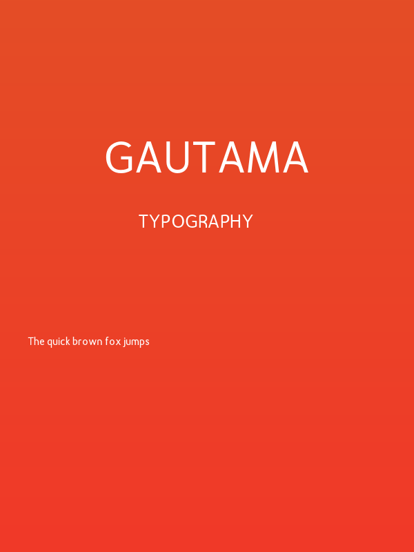 Gautama Poster