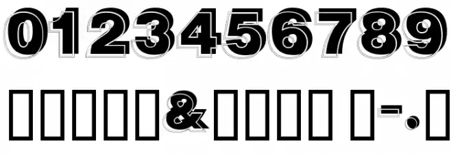 GautsMotelLowerLeft Font OTHER CHARS