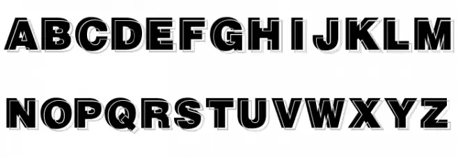 GautsMotelLowerRight 字体 大写