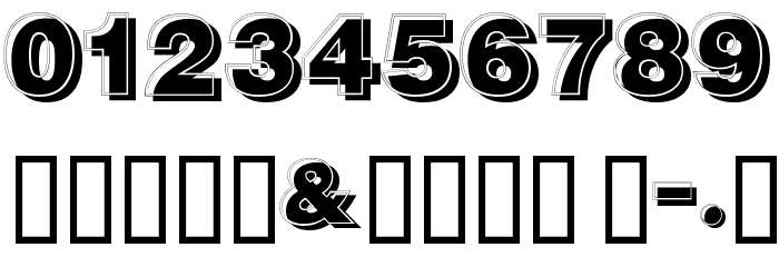 GautsMotelUpperLeft Font OTHER CHARS